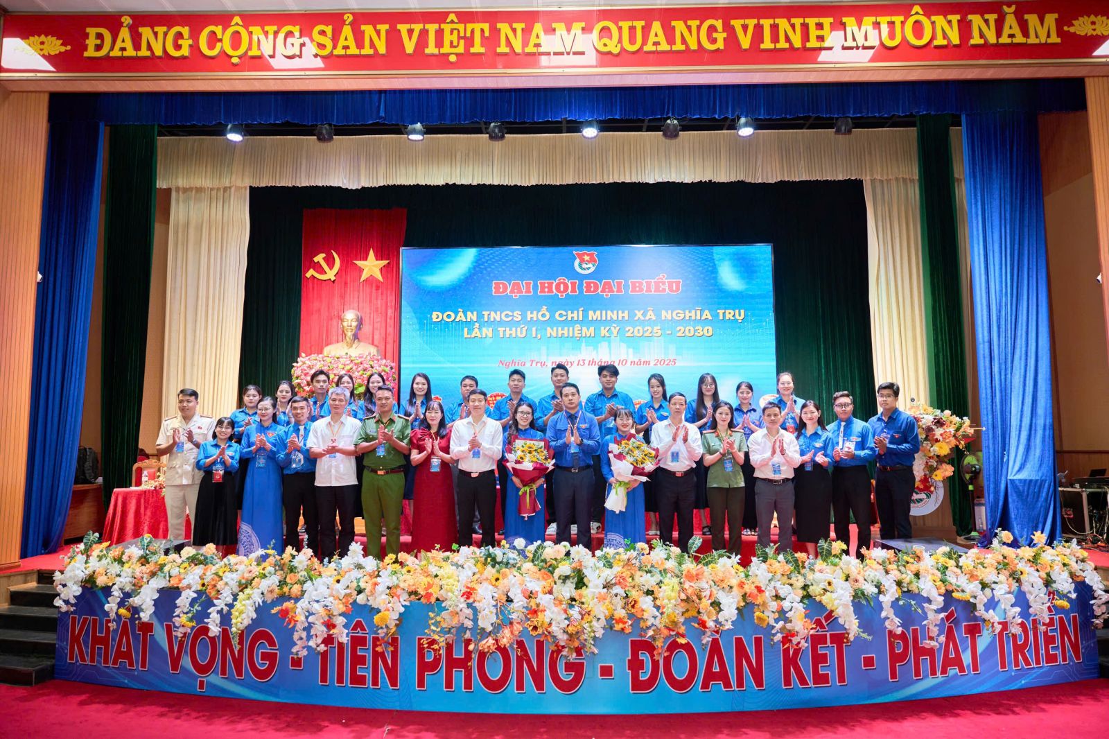 Đồng chí Nguyễn Trần Hải Anh là Bí thư Đoàn TNCS Hồ Chí Minh xã Nghĩa Trụ khóa I