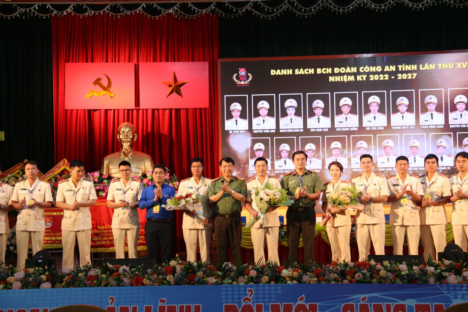 Đại hội đại biểu Đoàn TNCS Hồ Chí Minh Công an tỉnh Hưng Yên  lần thứ XVIII, nhiệm kỳ 2022- 2027 thành công tốt đẹp