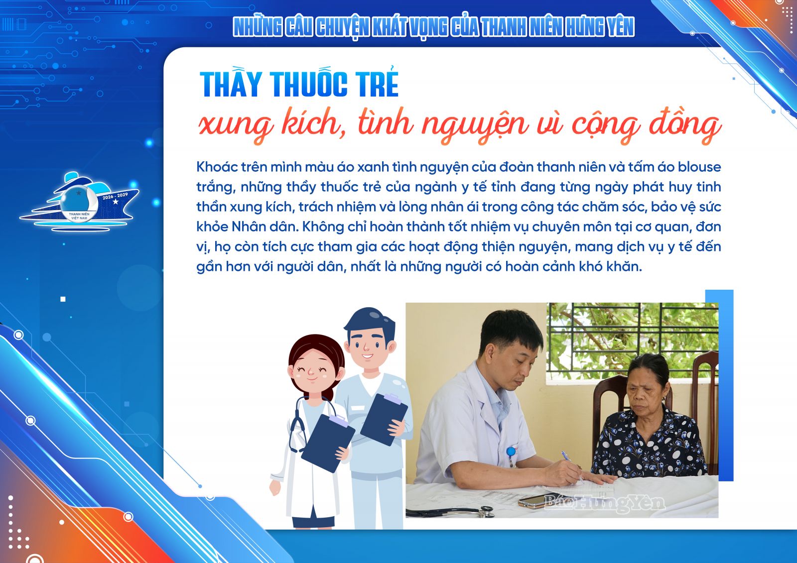 Thầy thuốc trẻ xung kích, tình nguyện vì cộng đồng