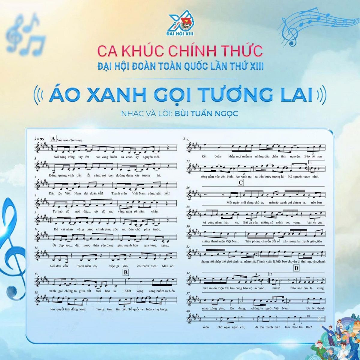 Lan toả ca khúc chính thức Đại hội đại biểu toàn quốc Đoàn TNCS Hồ Chí Minh lần thứ XIII