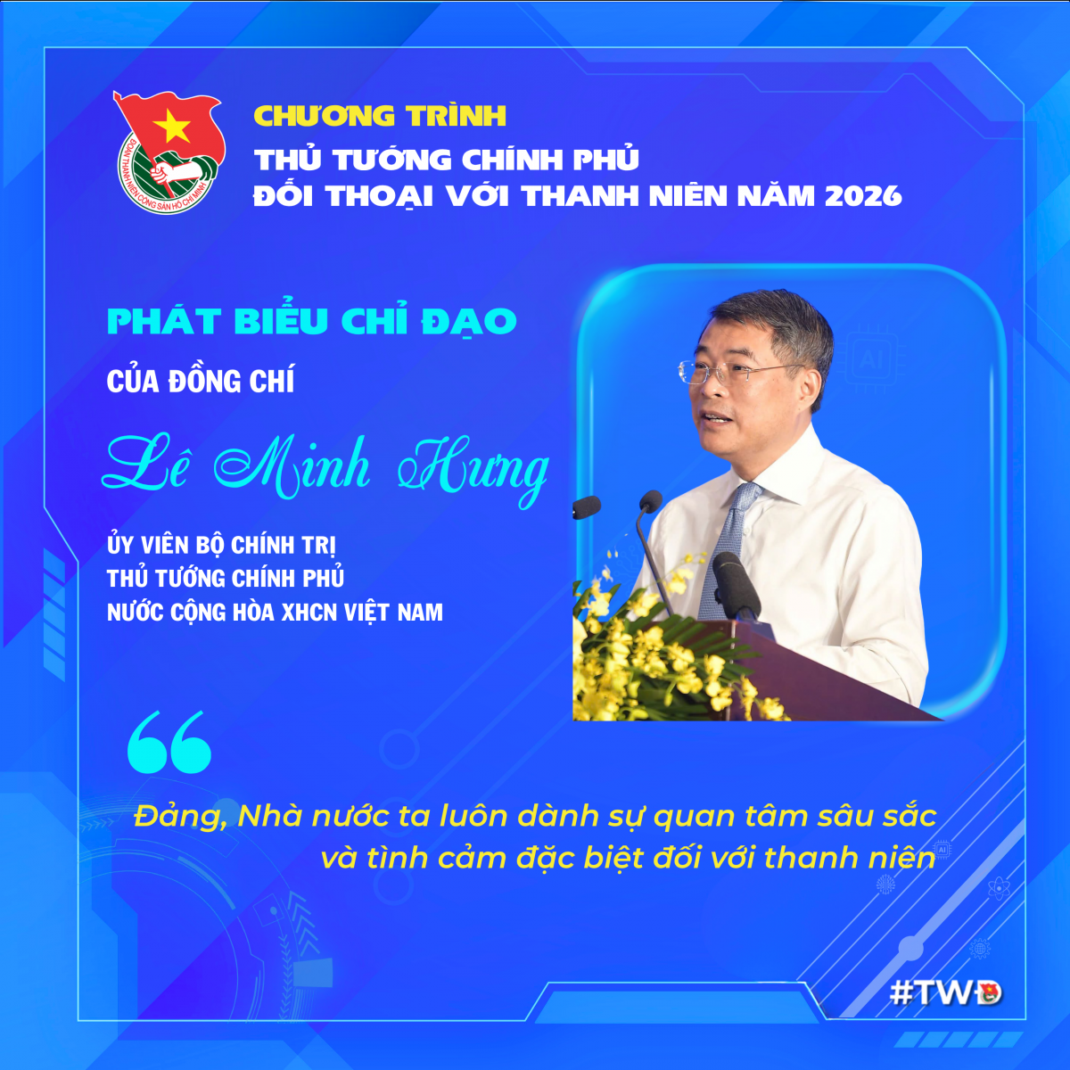 [Infographics] Thủ tướng Chính phủ đối thoại với thanh niên năm 2026