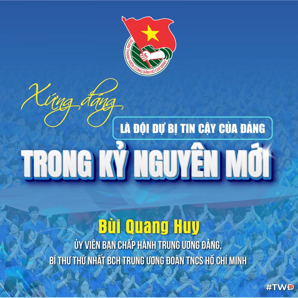 [INFOGRAPHICS]Tháng 3 năm nay đánh dấu tròn 95 năm ngày thành lập Đoàn TNCS Hồ Chí Minh, chặng đường gần một thế kỷ trưởng thành cùng với lịch sử cách mạng vẻ vang của dân tộc. Xứng đáng là đội dự bị tin cậy của Đảng trong kỷ nguyên mới