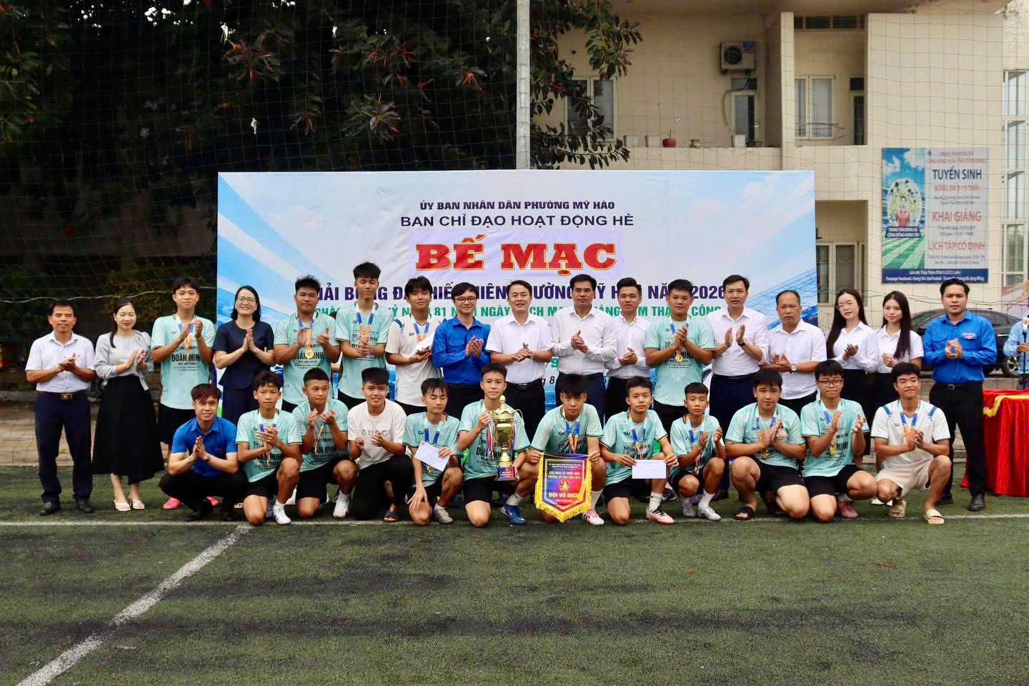 17 đội bóng thiếu niên cùng tạo nên một mùa hè đáng nhớ ở Mỹ Hào