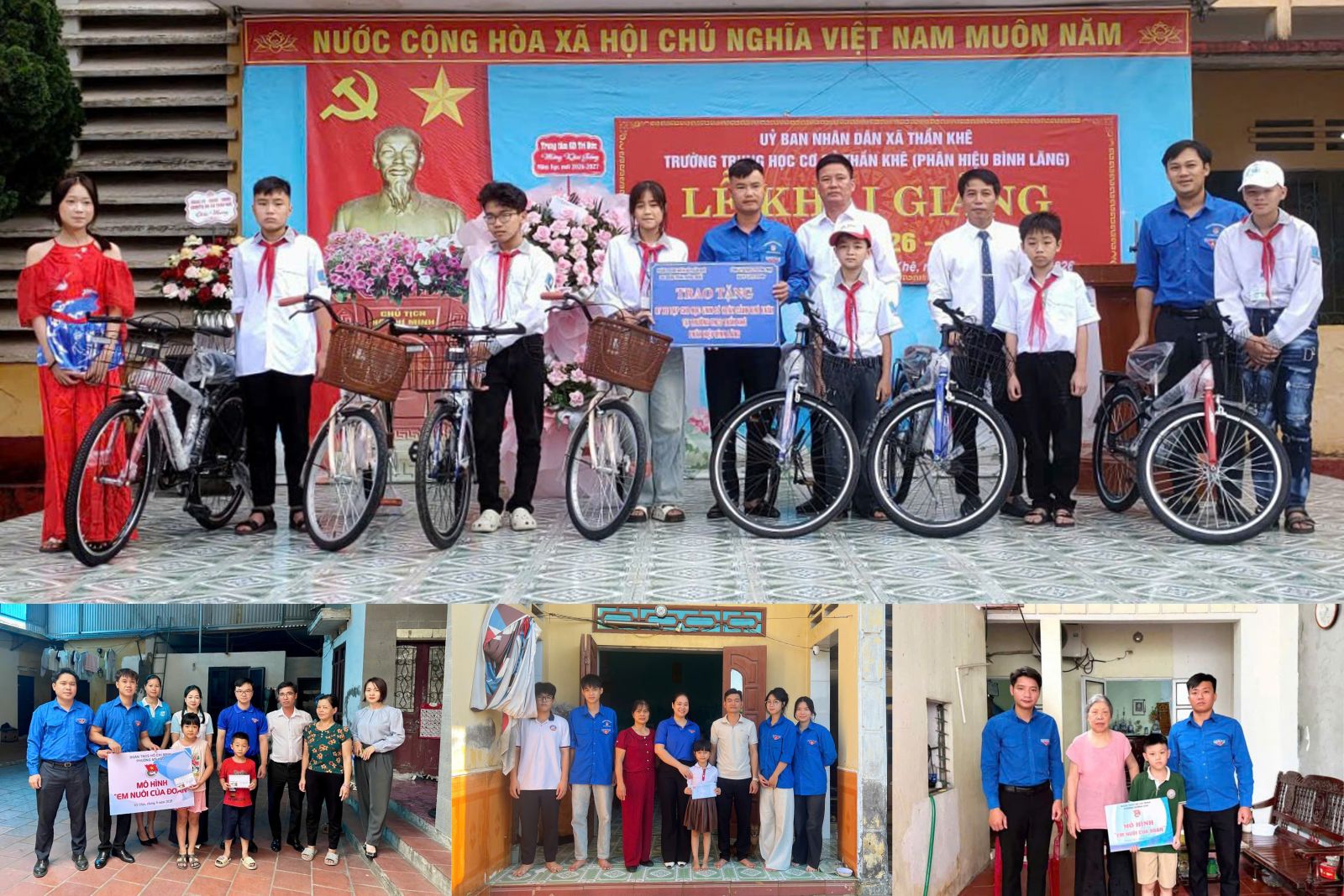 Hưng Yên: Những “Em nuôi của Đoàn” được tiếp sức đến trường
