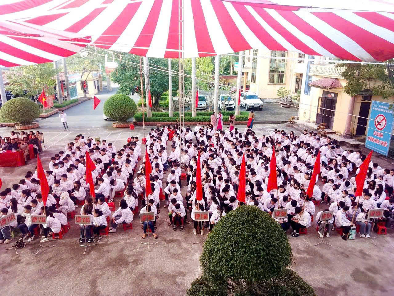 Đoàn Trung tâm GDNN – GDTX Vũ Thư Xây dựng môi trường học đường an toàn – bắt đầu từ mỗi tình bạn