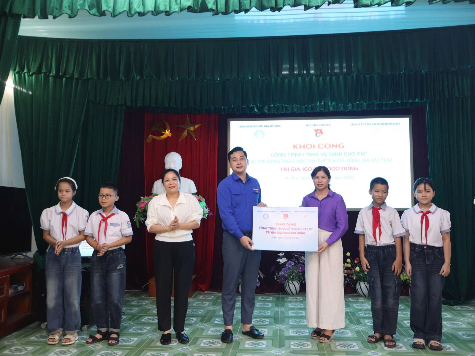 Khởi công xây dựng “Nhà vệ sinh cho em”, góp phần nâng cao chất lượng môi trường học đường