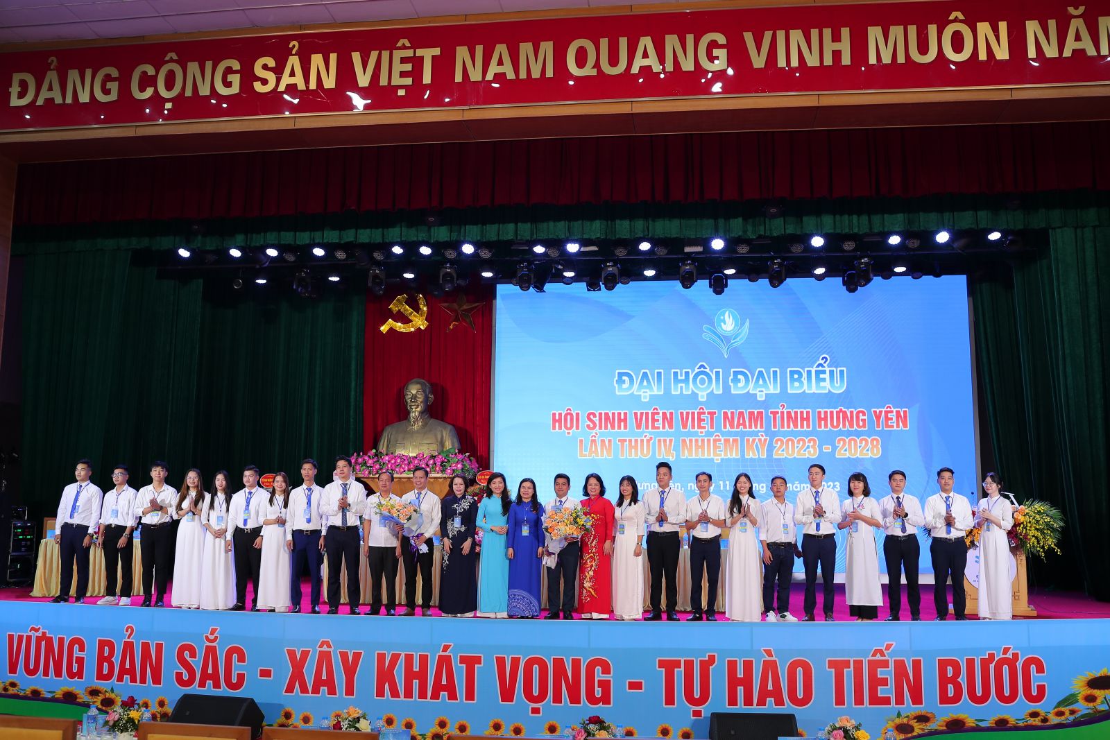 Ðại hội đại biểu Hội sinh viên Việt Nam tỉnh Hưng Yên lần thứ IV, nhiệm kỳ 2023 - 2028 thành công tốt đẹp