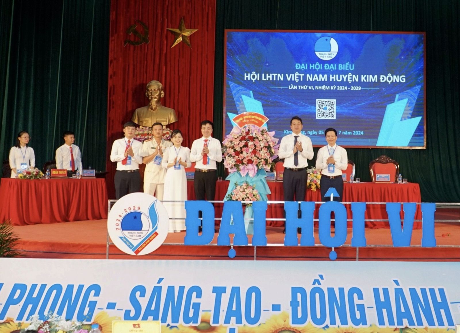 Đại hội đại biểu Hội Liên hiệp thanh niên Việt Nam huyện Kim Động lần thứ VI, nhiệm kỳ 2024 - 2029