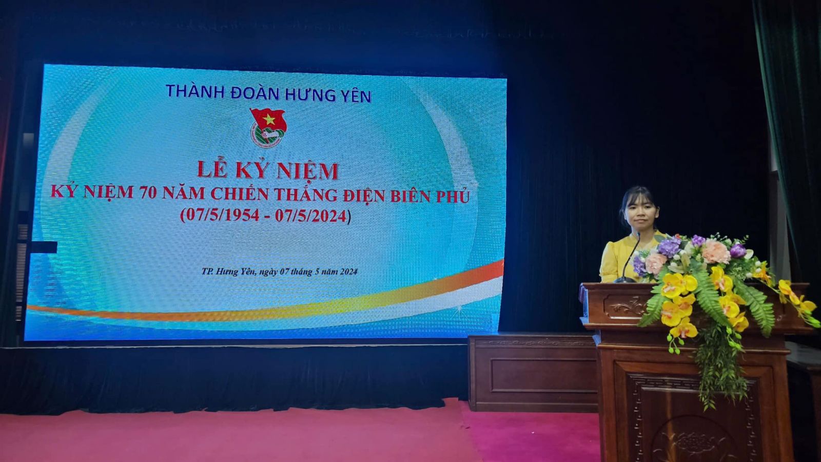 Thành đoàn Hưng Yên tổ chức Hội nghị tuyên truyền "Kỷ niệm 70 năm chiến thắng Điện Biên Phủ (07/5/1954 - 07/5/2024)"