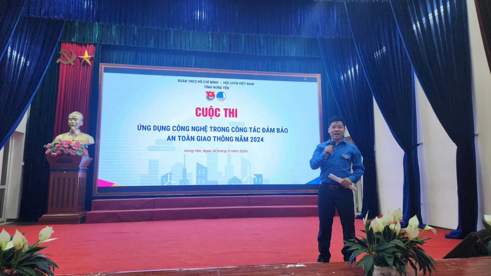 Tỉnh đoàn tổ chức Cuộc thi Ứng dụng công nghệ trong công tác đảm bảo an toàn giao thông năm 2024