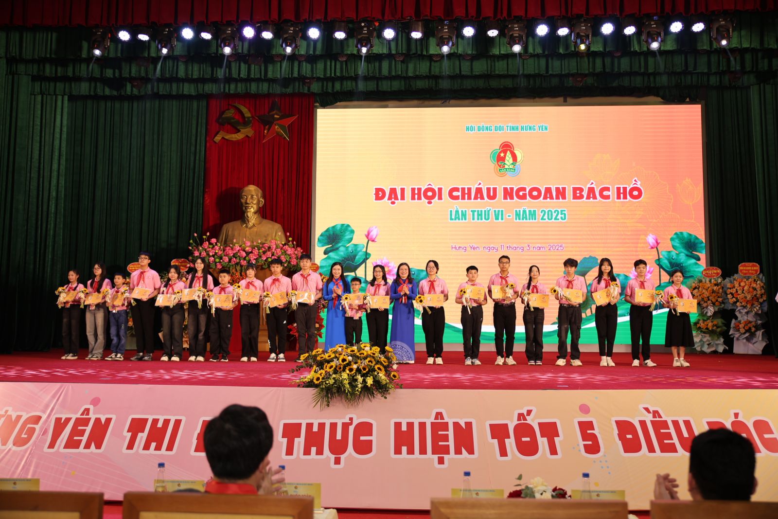 ĐẠI HỘI CHÁU NGOAN BÁC HỒ TỈNH HƯNG YÊN LẦN THỨ VI, NĂM 2025 THÀNH CÔNG TỐT ĐẸP