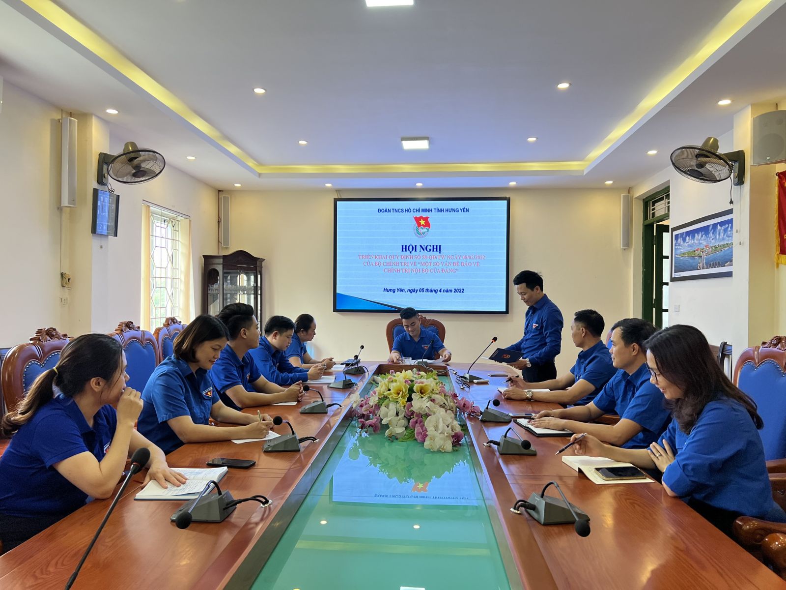 Hội nghị quán triệt Nghị quyết Trung ương 5 Ban Chấp hành Trung ương Đảng Khóa XIII cho đội ngũ cán bộ Đoàn cấp tỉnh