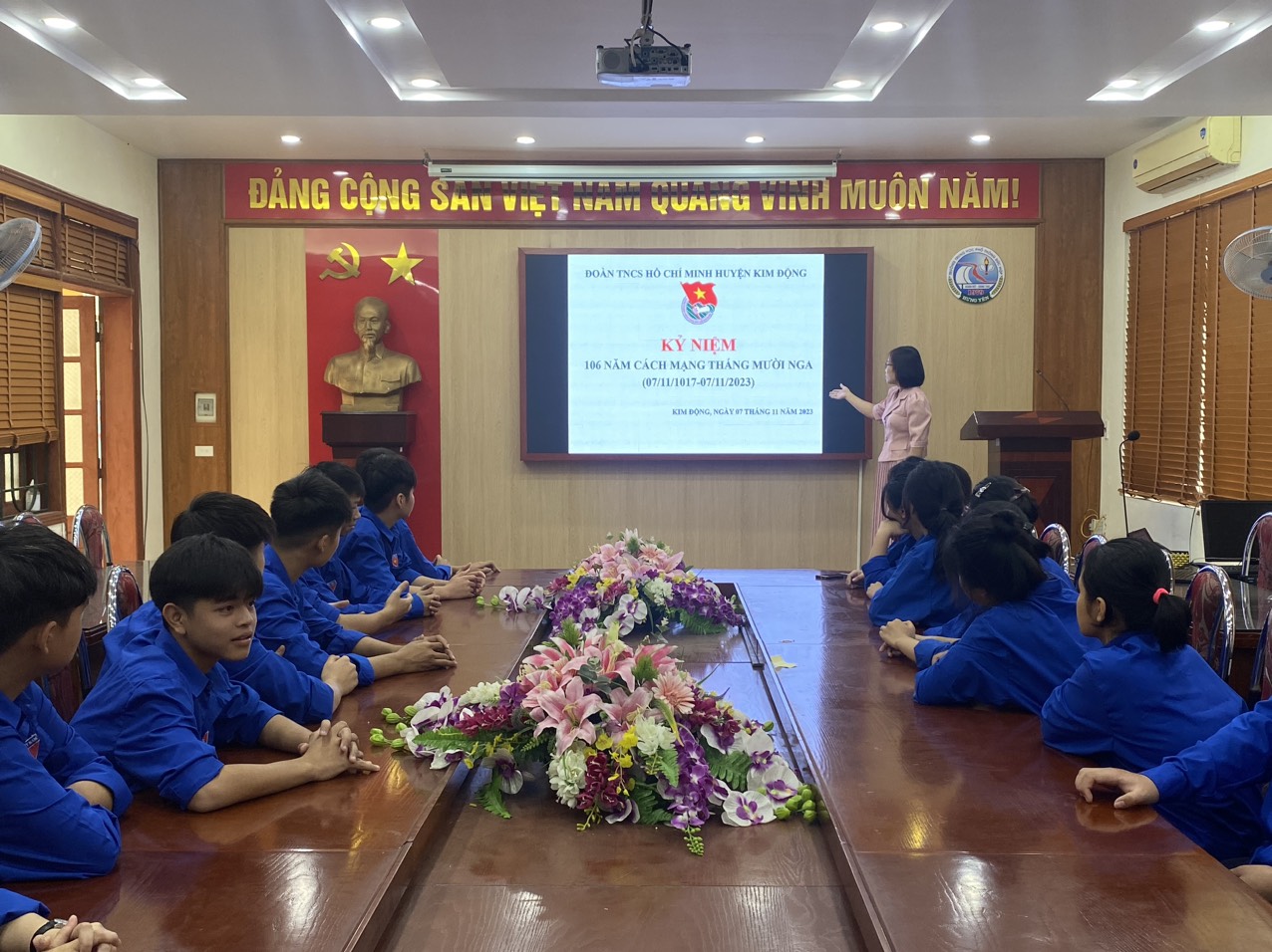 Huyện đoàn Kim Động tổ chức hội nghị tuyên truyền kỷ niệm các ngày lễ lớn trong năm 2023