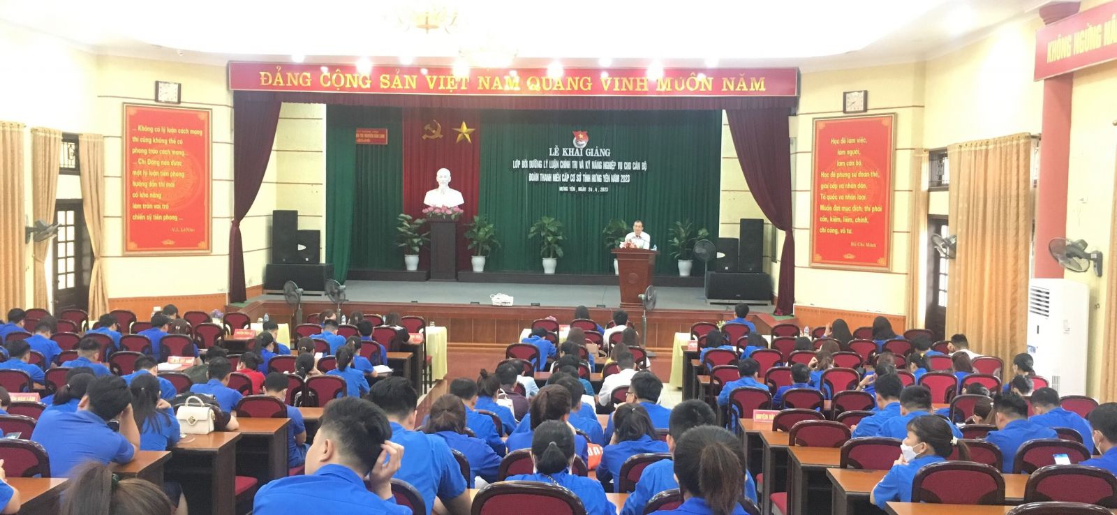 Hưng Yên: Tổ chức Lớp bồi dưỡng LLCT và kỹ năng nghiệp vụ cho cán bộ Đoàn thanh niên cấp cơ sở tỉnh Hưng Yên năm 2023
