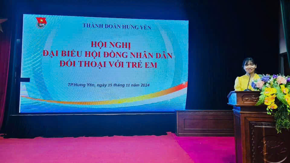 Ban Thường vụ Thành đoàn - Hội đồng Đội Thành phố tổ chức Hội nghị đối thoại trực tiếp giữa đại biểu HĐND Thành phố với trẻ em trên địa bàn Thành phố năm 2024