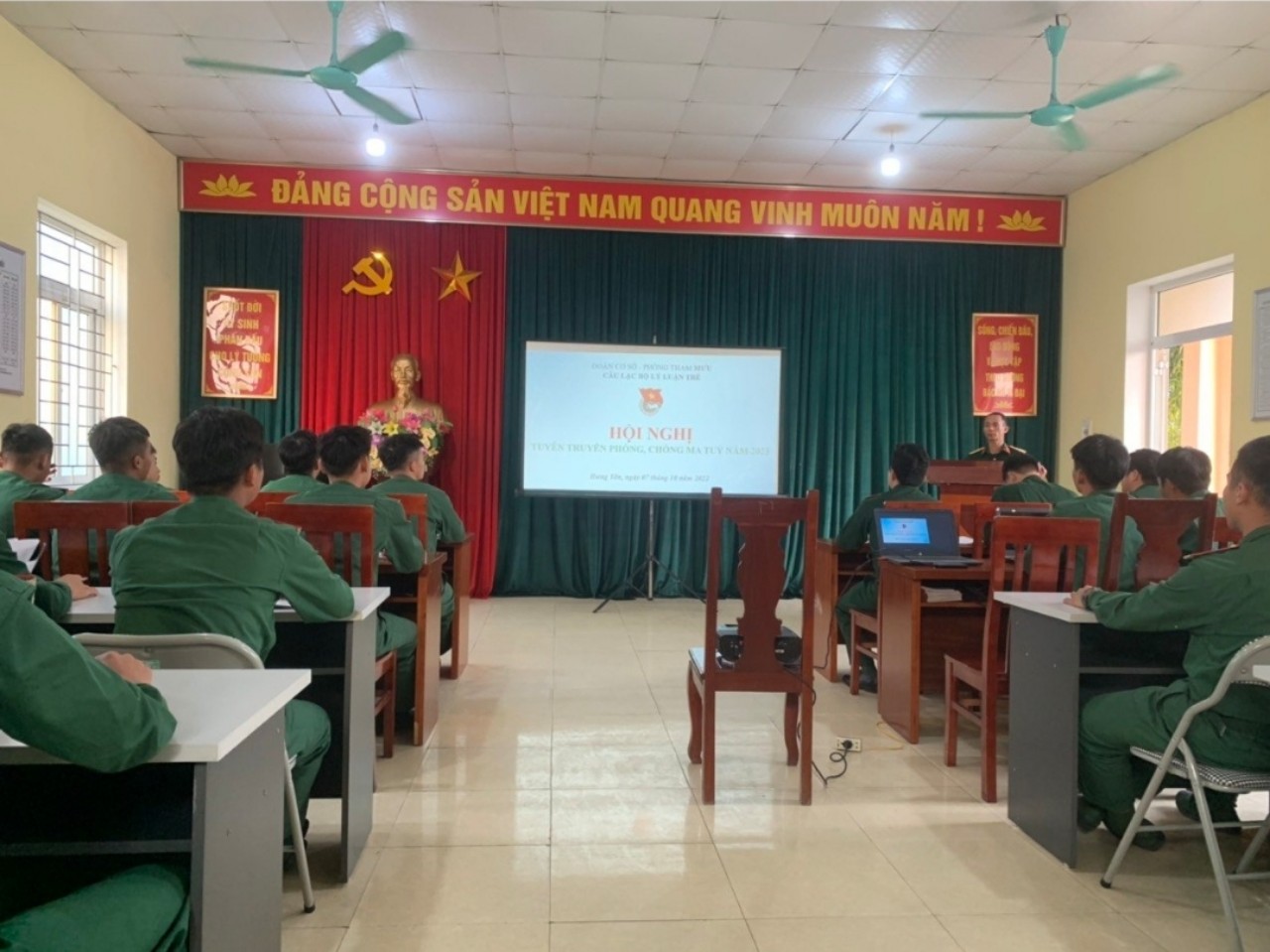 Đoàn TN Bộ CHQS tỉnh tổ chức Hội nghị tuyên truyền, phổ biến phòng, chống ma túy năm 2022