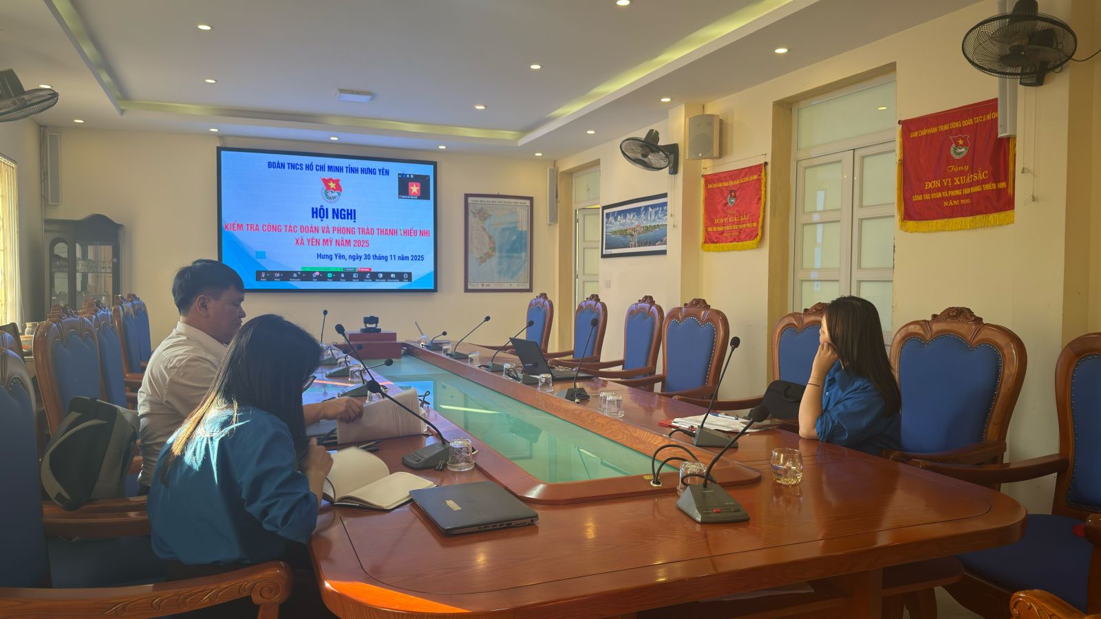 Kiểm tra công tác Đoàn và phong trào thanh thiếu nhi năm 2025 tại các xã, phường trên địa bàn tỉnh