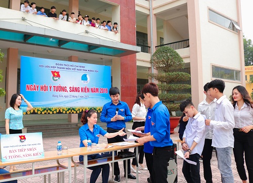 Ban Thường vụ Tỉnh đoàn, Hội Liên hiệp thanh niên Việt Nam tỉnh Hưng Yên tổ chức Chương trình “Ngày hội ý tưởng, sáng kiến” năm 2019