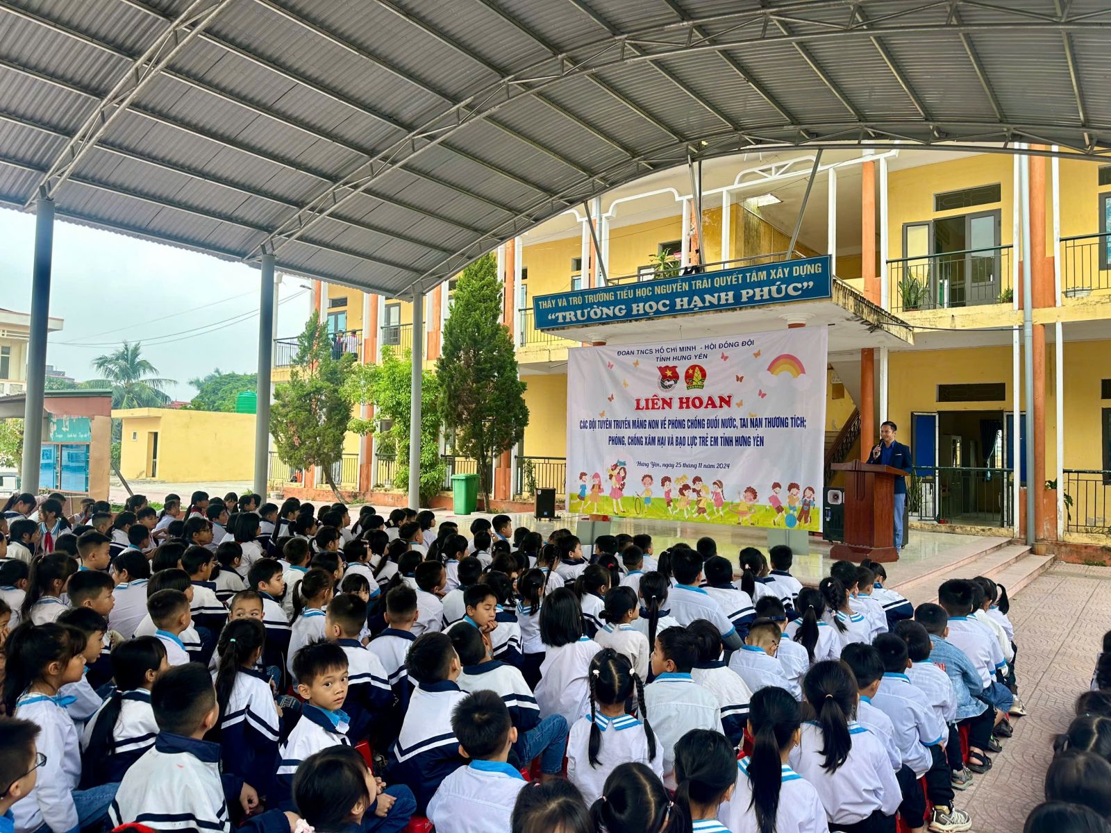 Liên hoan các Đội tuyên truyền măng non về phòng, chống đuối nước, tai nạn thương tích; phòng, chống xâm hại, bạo lực trẻ em tỉnh Hưng Yên năm 2024