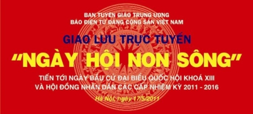 Giao lưu trực tuyến: “Ngày hội non sông”