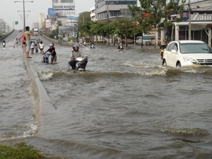 Thái Lan: Lũ tiếp tục đe dọa trung tâm Bangkok