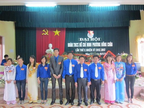 Đại hội điểm Đoàn TNCS phường Hồng Châu- TP Hưng Yên