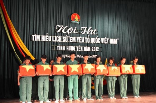 Hội đồng Đội tỉnh: Tổ chức Hội thi Em yêu Tổ quốc Việt Nam năm 2012