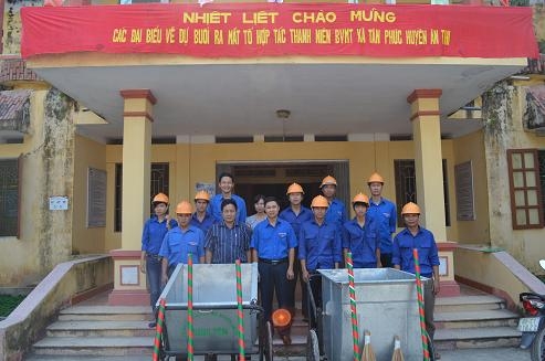 Ra mắt tổ hợp tác thanh niên bảo vệ môi trường xã Tân Phúc, huyện Ân Thi