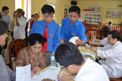 Hội LHTN Việt Nam tỉnh cấp thuốc cho trên 300 đối tượng