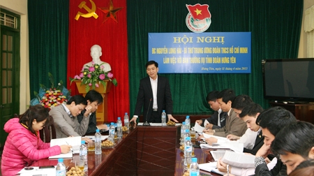 Ban Bí thư Trung ương Đoàn làm việc tại Hưng Yên