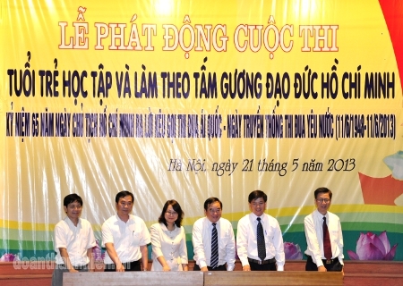 Phát động cuộc thi trực tuyến: “Tuổi trẻ học tập và làm theo tấm gương đạo đức Hồ Chí Minh”