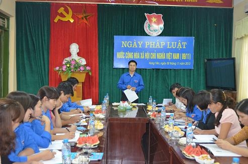 Tỉnh Đoàn tổ chức Ngày Pháp luật nước CHXHCN Việt Nam
