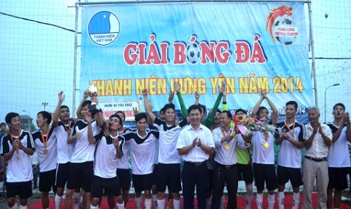 Hội Liên hiệp thanh niên Việt Nam tỉnh: Chung kết và trao Cúp vô địch bóng đá thanh niên năm 2014