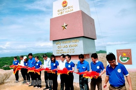 Khánh thành cột cờ Tổ quốc tại đảo Cù Lao Xanh (Bình Định)