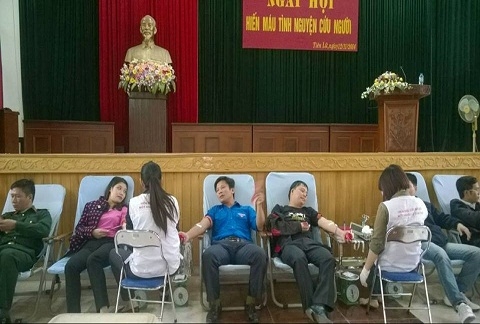 Huyện Tiên Lữ tổ chức ngày Hội Hiến máu tình nguyện năm 2014