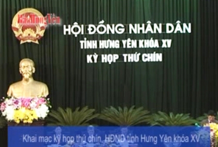 Khai mạc kỳ họp thứ chín, HĐND tỉnh Hưng Yên khóa XV