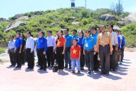 Bình Định: Khánh thành giai đoạn 2 Cột cờ Tổ quốc đảo Cù Lao Xanh
