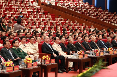 Mít tinh trọng thể kỷ niệm 70 năm Ngày truyền thống Công an nhân dân Việt Nam