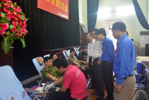 Huyện Đoàn Tiên Lữ tổ chức Ngày hội hiến máu tình nguyện