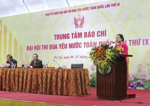 Đại hội Thi đua yêu nước toàn quốc lần thứ IX thành công tốt đẹp