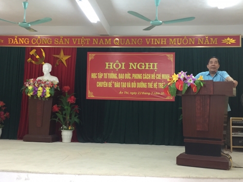 Ân thi tổ chức Hội nghị học tập tư tưởng, đạo đức, phong cách Hồ Chí Minh