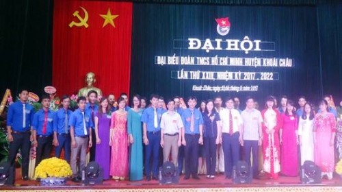 Đoàn TNCS Hồ Chí Minh Huyện Khoái Châu tổ chức thành công Đại hội Đoàn toàn huyện lần thứ XXIV
