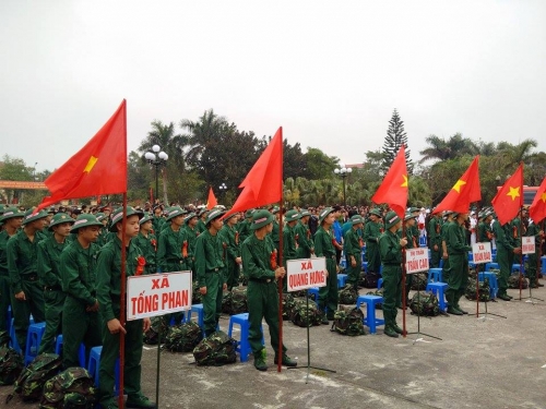 1.850 thanh niên Hưng Yên lên đường nhập ngũ