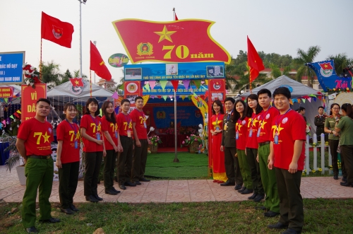 Đoàn thanh niên Công an tỉnh tham gia Hội trại “Tuổi trẻ Công an nhân dân học tập, thực hiện 6 điều Bác Hồ dạy” tại tỉnh Bắc Giang