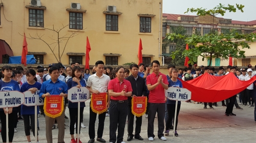 Huyện đoàn Tiên Lữ tổ chức Giải Việt Dã năm 2018