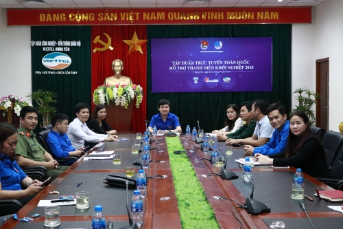Hội Liên hiệp thanh niên Việt Nam tỉnh Hưng Yên trong buổi tổng kết trực tuyến toàn quốc hỗ trợ thanh niên khởi nghiệp năm 2018