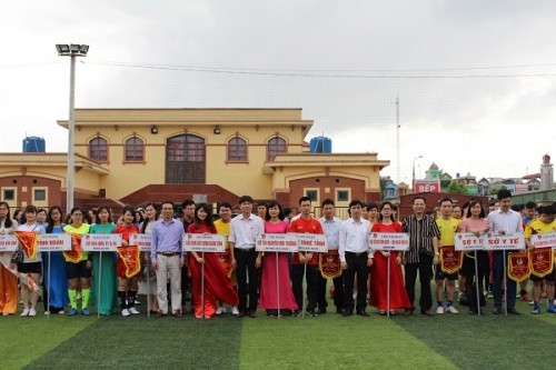 24 đội bóng tham gia giải bóng đá Đoàn khối Các cơ quan tỉnh Hưng Yên lần thứ IX
