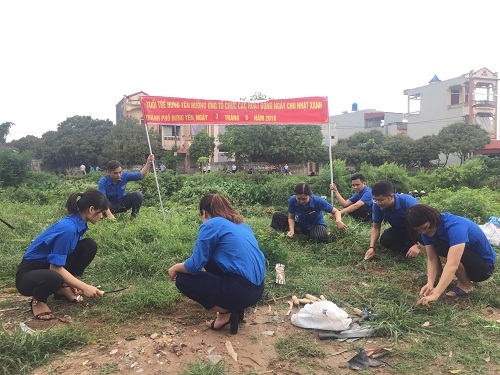 Tuổi trẻ Hưng Yên đồng loạt ra quân Ngày chủ nhật xanh với chủ đề “Chiến dịch Thanh niên tình nguyện hè và hưởng ứng ngày Môi trường thế giới năm 2018”