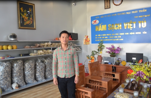 Nguyễn Việt Tú - Chàng trai khởi nghiệp thành công từ trồng nấm