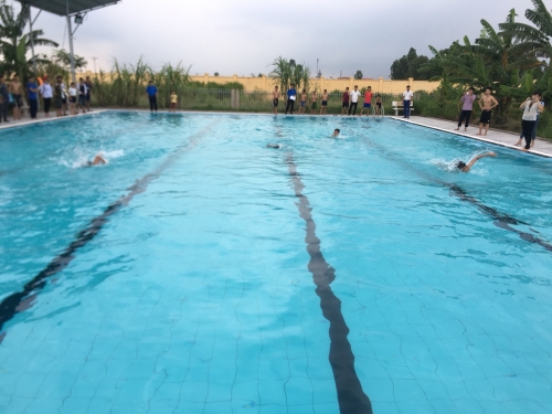 Giải bơi thanh thiếu niên huyện Tiên Lữ hè năm 2018